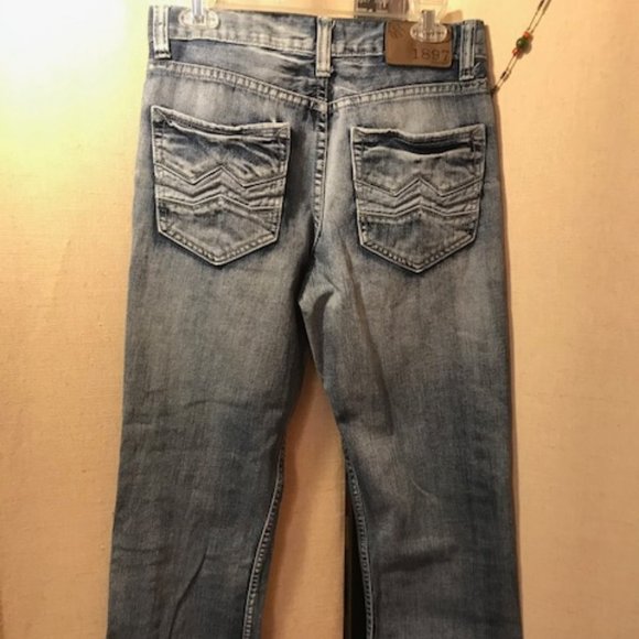 1897 Other - 1897 30x30 Relaxed Bootcut Light-wash Denim Jeans